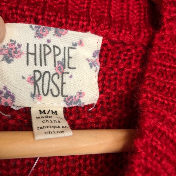 Hippie Rose Long Knit Turtle Neck Sweater - Picture 7 of 9
